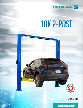 10K Two-Post Automotive Lift brochure